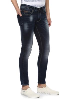 blue cotton washed jeans - 15000706 - Standard Image - 2