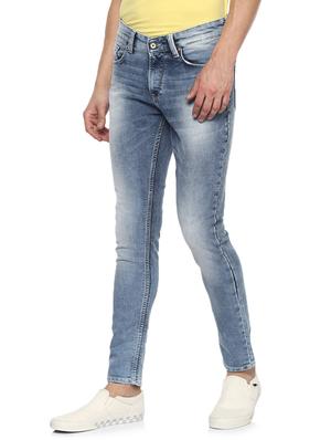 blue heavy washed denim jeans - 15000710 - Standard Image - 2