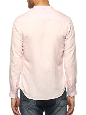 pink cotton casual shirt - 15000746 - Standard Image - 3