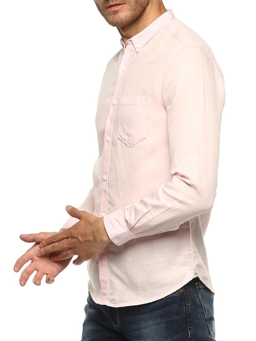 pink cotton casual shirt - 15000746 - Zoom Image - 2
