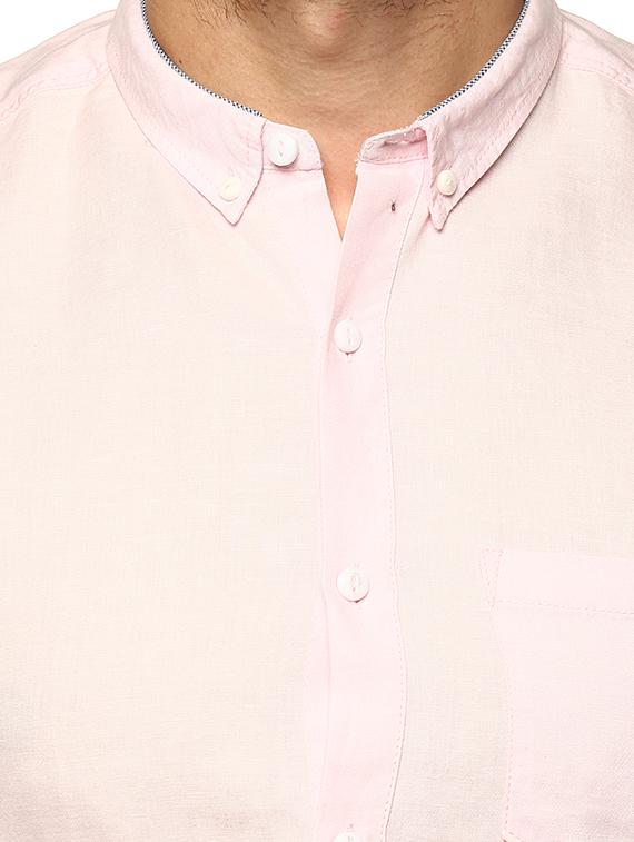pink cotton casual shirt - 15000746 - Zoom Image - 4