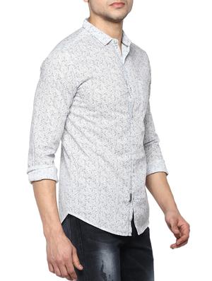 white cotton casual shirt - 15000797 - Standard Image - 2