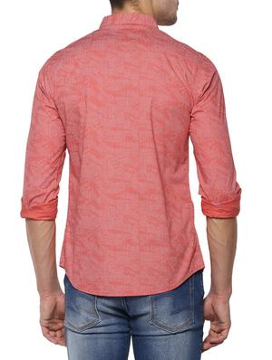 red cotton casual shirt - 15000804 - Standard Image - 3