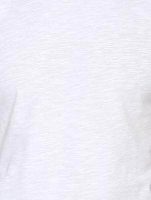 white cotton t-shirt - 15000935 - Standard Image - 4