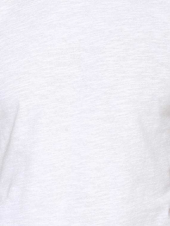 white cotton t-shirt - 15000935 - Zoom Image - 4
