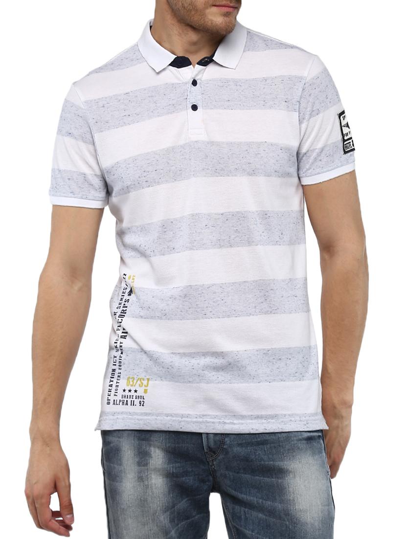 white cotton t-shirt - 15001013 - Zoom Image - 1