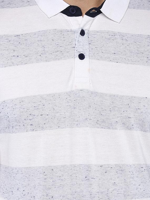 white cotton t-shirt - 15001013 - Zoom Image - 4