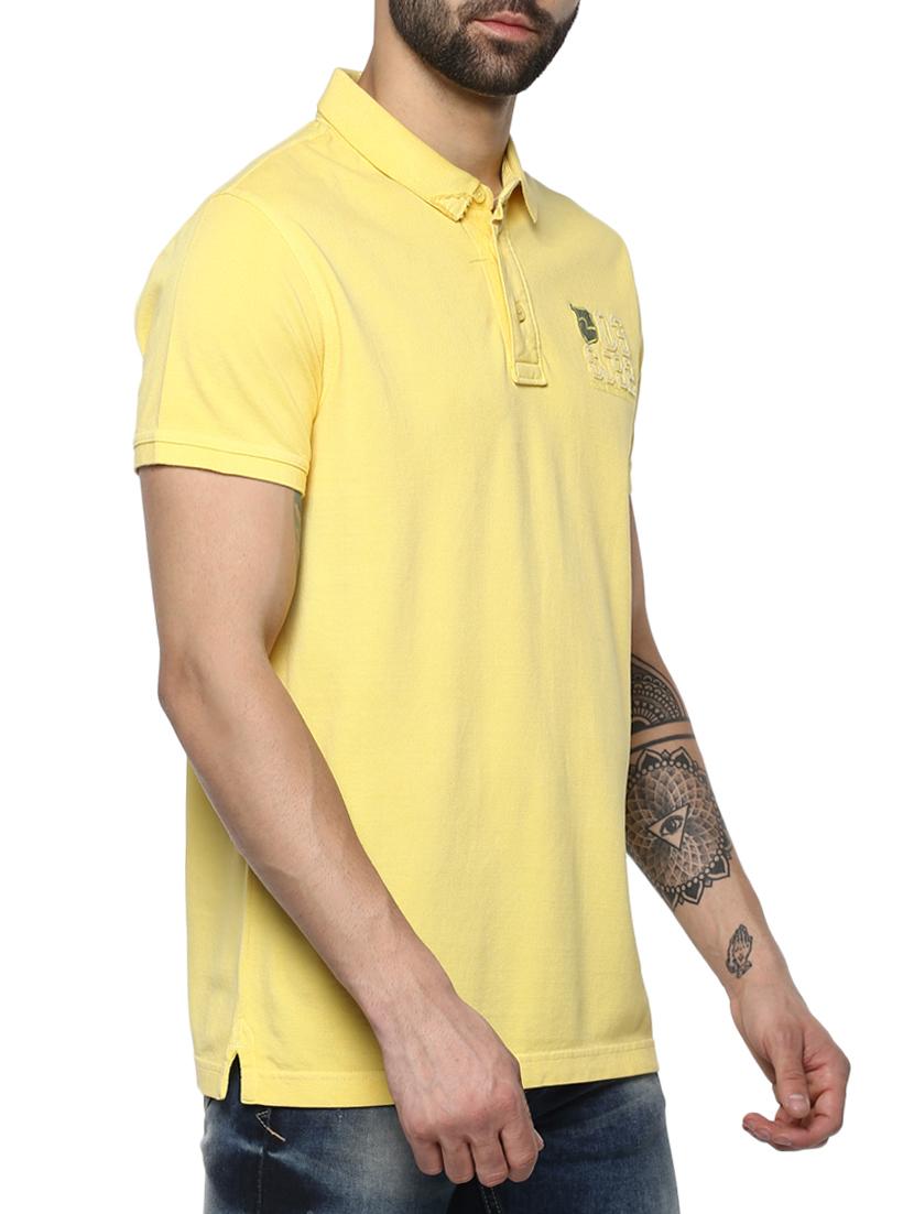 yellow cotton t-shirt - 15001021 - Zoom Image - 2