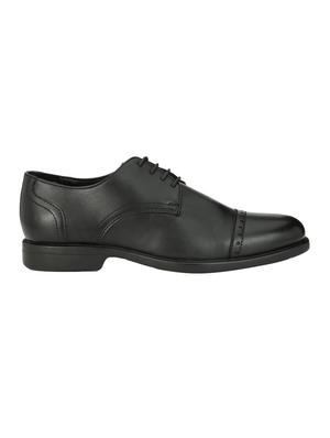 black leatherette formal derby - 15001469 - Standard Image - 2