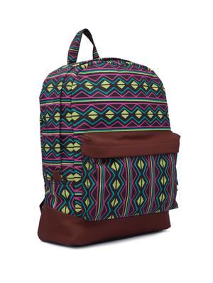 brown polyester fashion backpack - 15001529 - Standard Image - 4