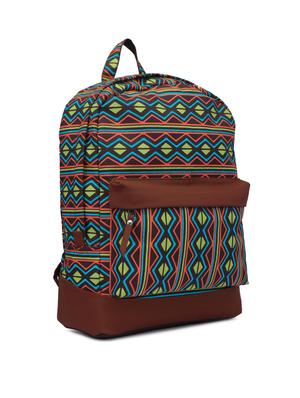 brown polyester fashion backpack - 15001530 - Standard Image - 4