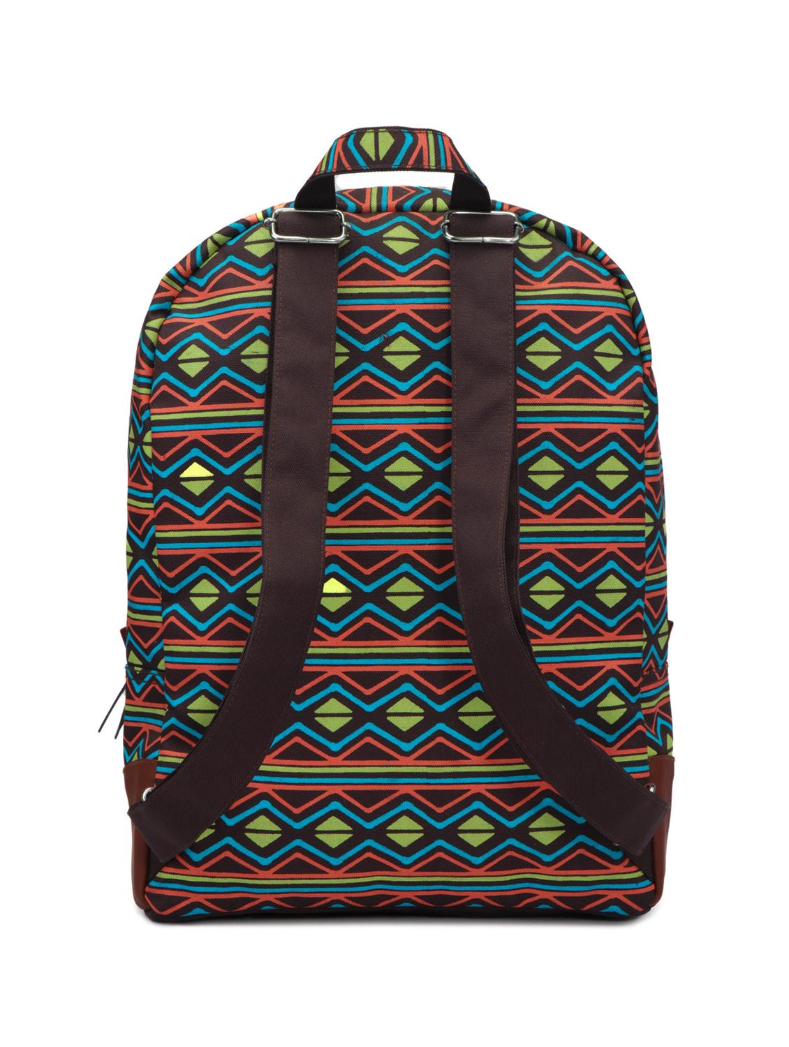 brown polyester fashion backpack - 15001530 - Zoom Image - 2