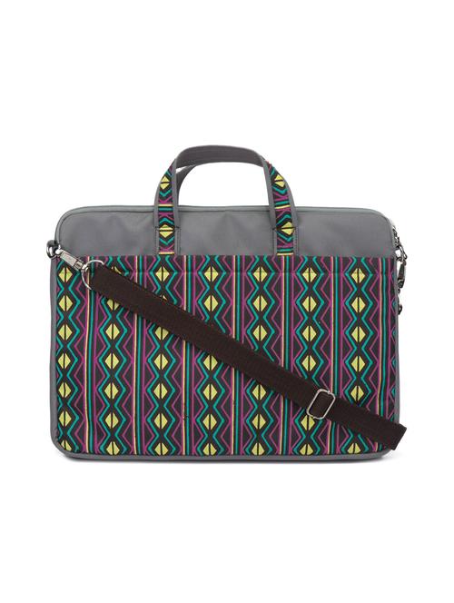 grey polyester laptop bag - 15001532 - Standard Image - 1