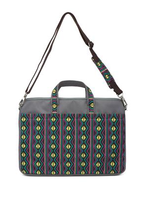 grey polyester laptop bag - 15001532 - Standard Image - 5