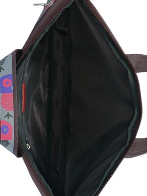 brown polyester laptop bag - 15001535 - Standard Image - 3