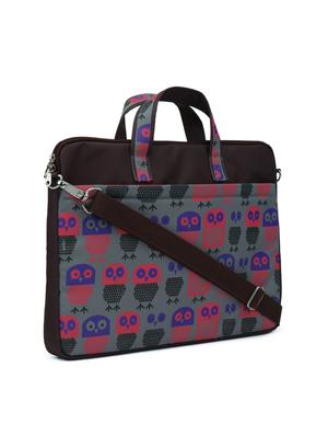 brown polyester laptop bag - 15001535 - Standard Image - 4