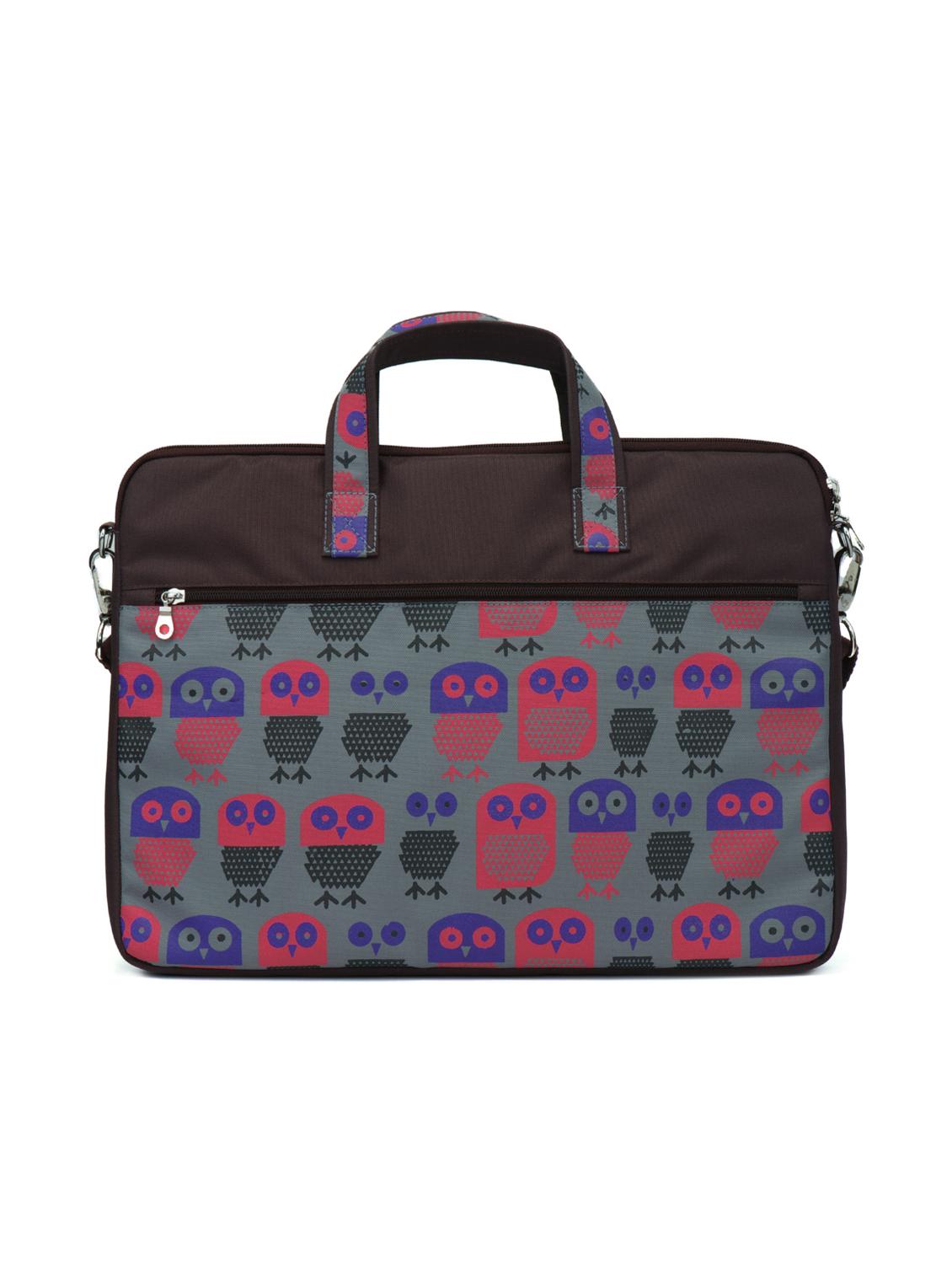 brown polyester laptop bag - 15001535 - Zoom Image - 2