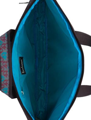 brown polyester laptop bag - 15001537 - Standard Image - 3