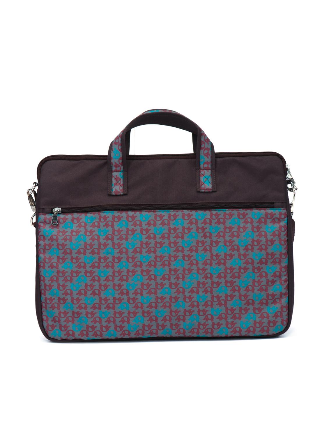 brown polyester laptop bag - 15001537 - Zoom Image - 2