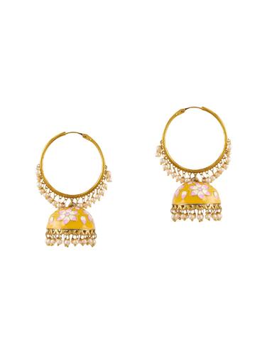 gold metal balli earrings - 15002243 - Very Small Image - 1