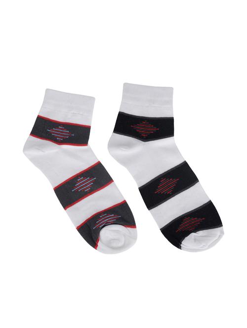 white cotton ankle length sock - 15002263 - Standard Image - 1