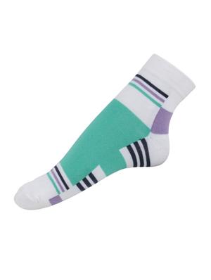 multi colored cotton ankle length sock - 15002265 - Standard Image - 2
