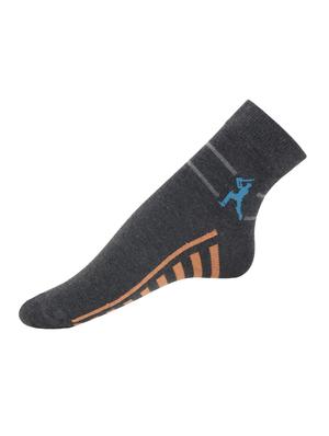 black cotton ankle length sock - 15002269 - Standard Image - 2