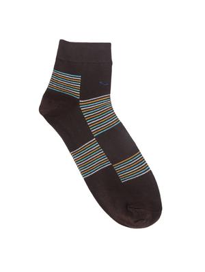 multi colored cotton ankle length sock - 15002279 - Standard Image - 2