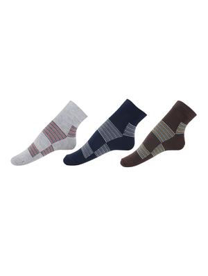 multi colored cotton ankle length sock - 15002279 - Standard Image - 4