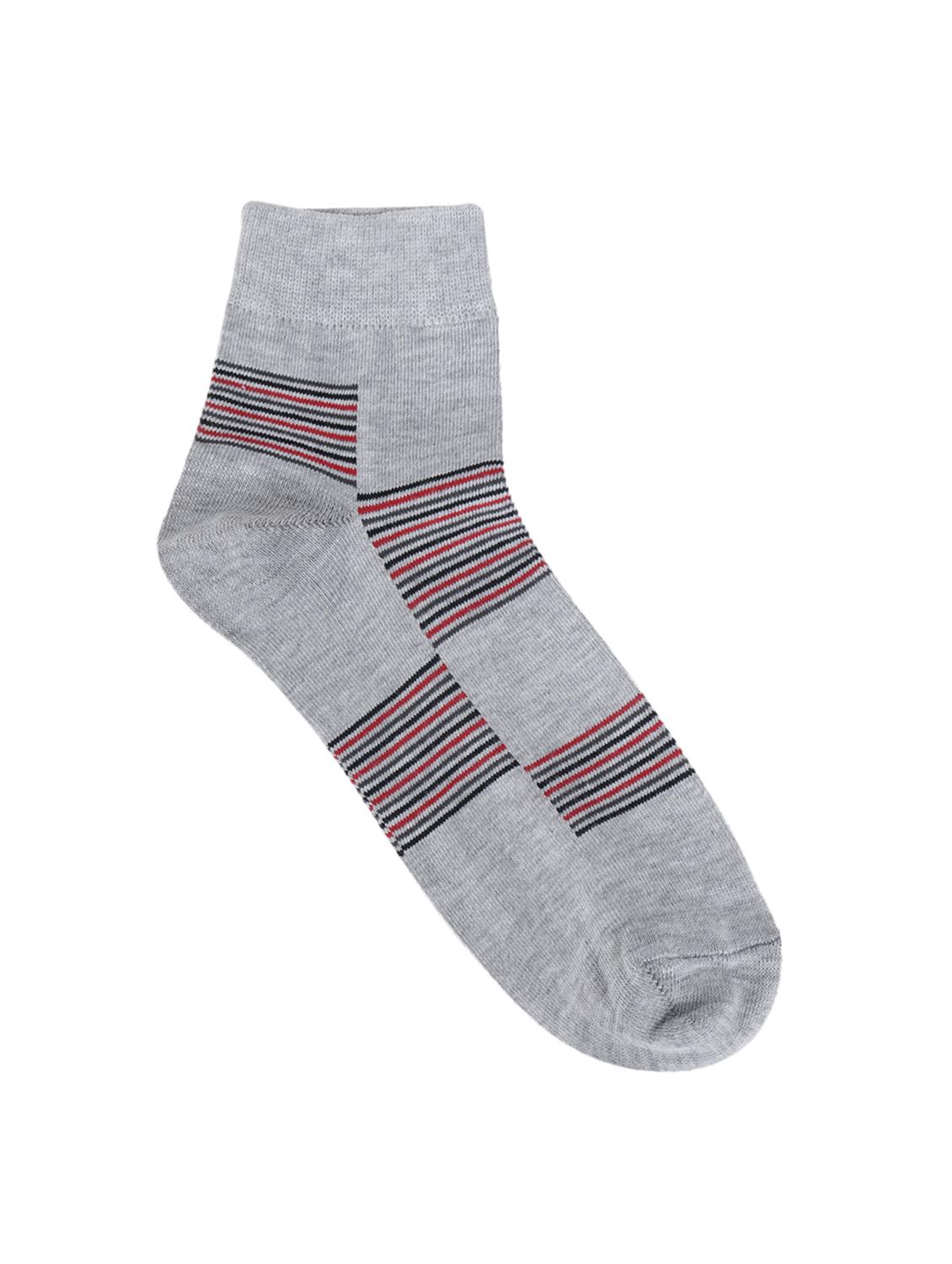 multi colored cotton ankle length sock - 15002279 - Zoom Image - 3