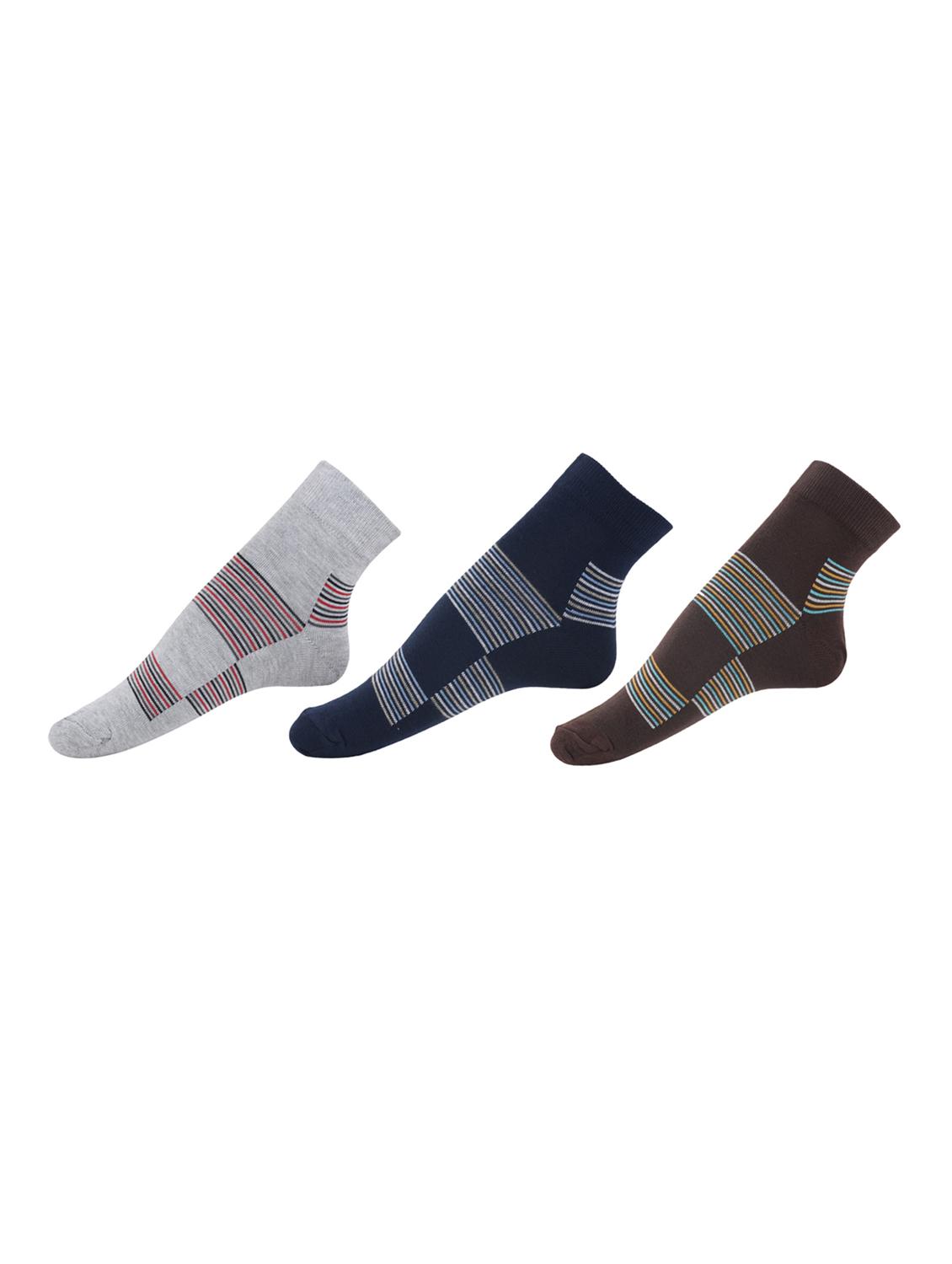 multi colored cotton ankle length sock - 15002279 - Zoom Image - 4