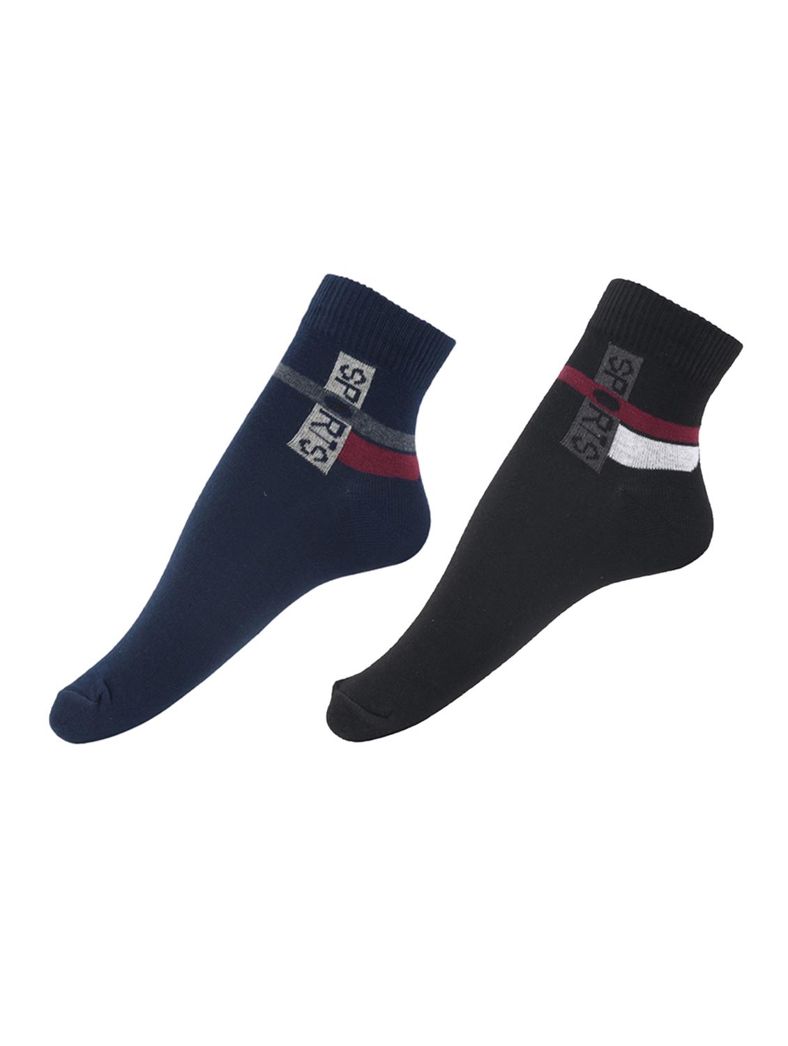 multi colored cotton ankle length sock - 15002283 - Zoom Image - 4