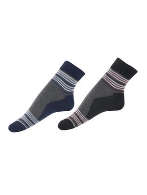 multi colored cotton ankle length sock - 15002286 - Standard Image - 4