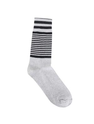 multi colored cotton above ankle length sock - 15002294 - Standard Image - 2