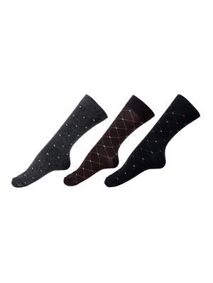 multi colored cotton above ankle length sock - 15002298 - Standard Image - 4