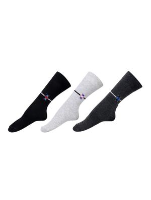multi colored cotton above ankle length sock - 15002302 - Standard Image - 4