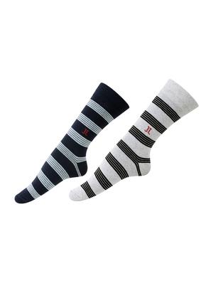 multi colored cotton above ankle length sock - 15002309 - Standard Image - 4