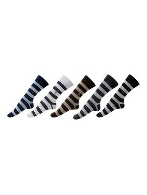 multi colored cotton above ankle length sock - 15002311 - Standard Image - 4