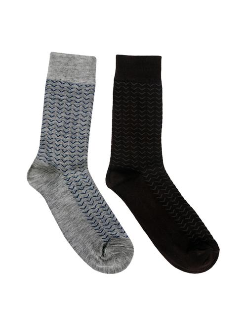 multi colored cotton above ankle length sock - 15002312 - Standard Image - 1