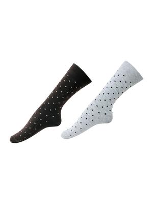 multi colored cotton above ankle length sock - 15002315 - Standard Image - 3