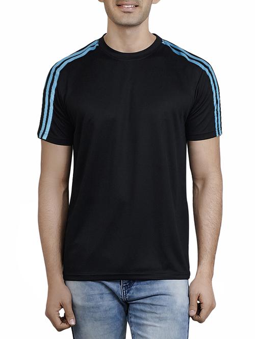 black polyester t-shirt - 15002342 - Standard Image - 1