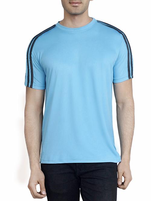 light blue polyester t-shirt - 15002344 - Standard Image - 1