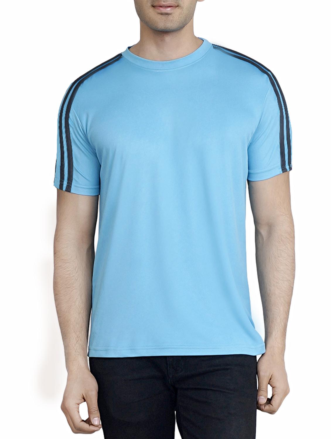 light blue polyester t-shirt - 15002344 - Zoom Image - 1
