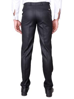 grey cotton blend formal trouser - 15002493 - Standard Image - 3