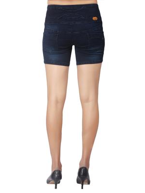 dark blue denim shorts - 15003120 - Standard Image - 3