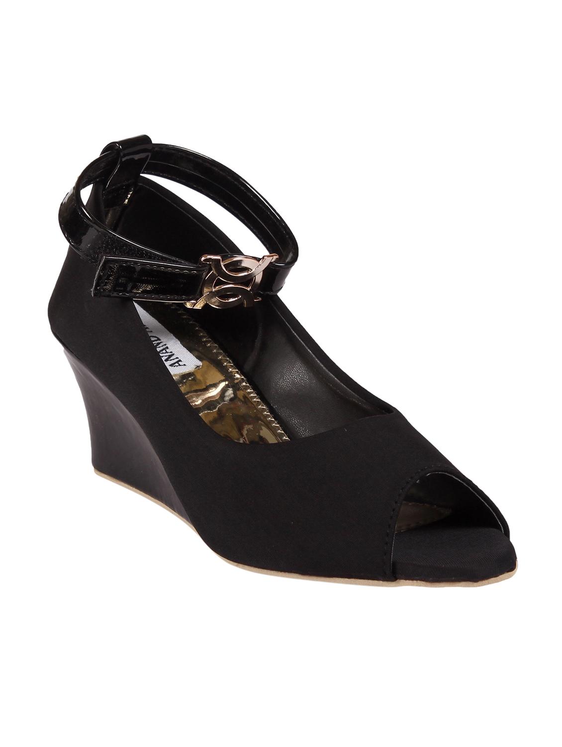 black ankle strap wedge - 15003997 - Zoom Image - 1