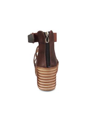 brown closed back sandal - 15004034 - Standard Image - 3