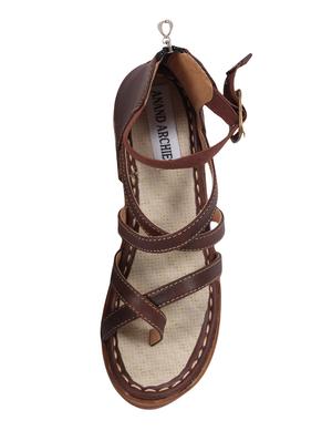 brown closed back sandal - 15004034 - Standard Image - 4