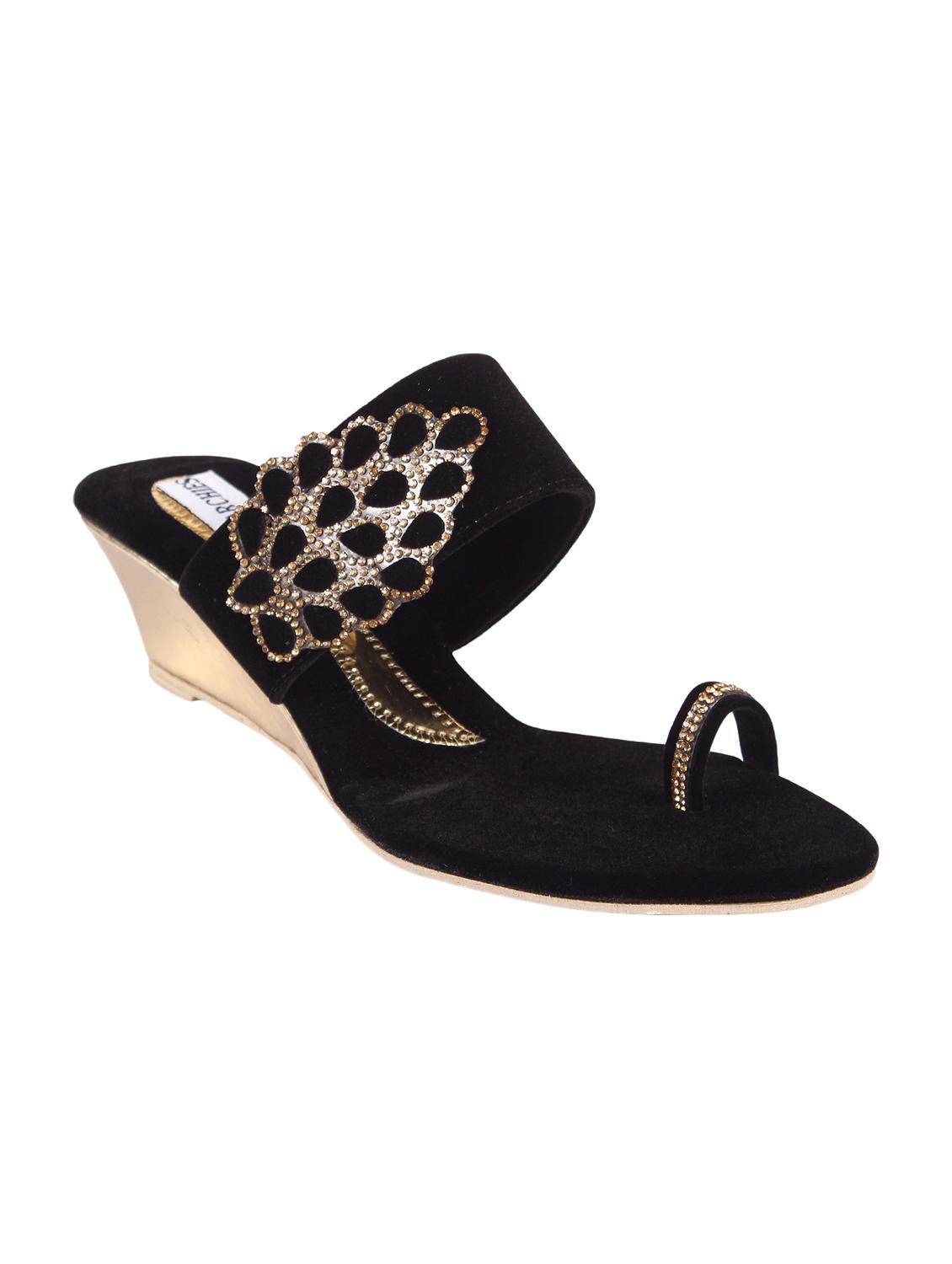 black one toe wedge - 15004036 - Zoom Image - 1