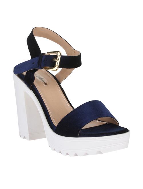 navy ankle strap sandal - 15004113 - Very Small Image - 1